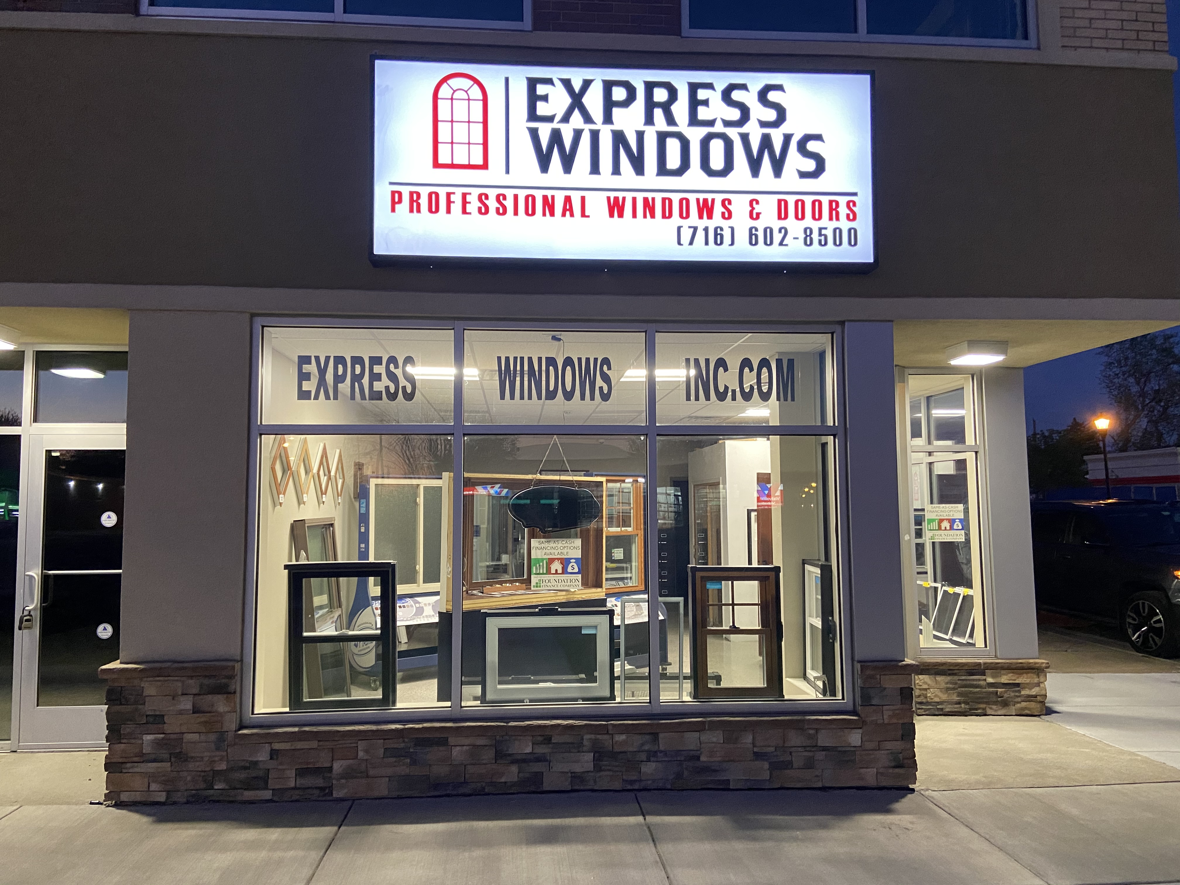 Stores new sign